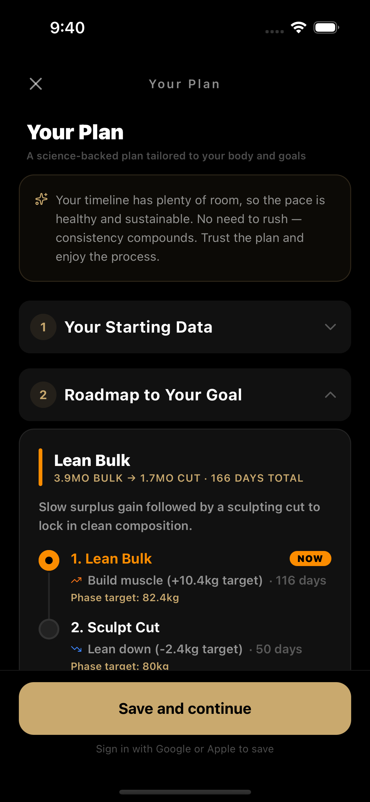 VYRA Plan preview screen
